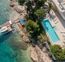 Luxury 6 Bedroom Brac Island Beach Front Villa With Heated Infinity Pool and lift near Sumartin sleeps 12